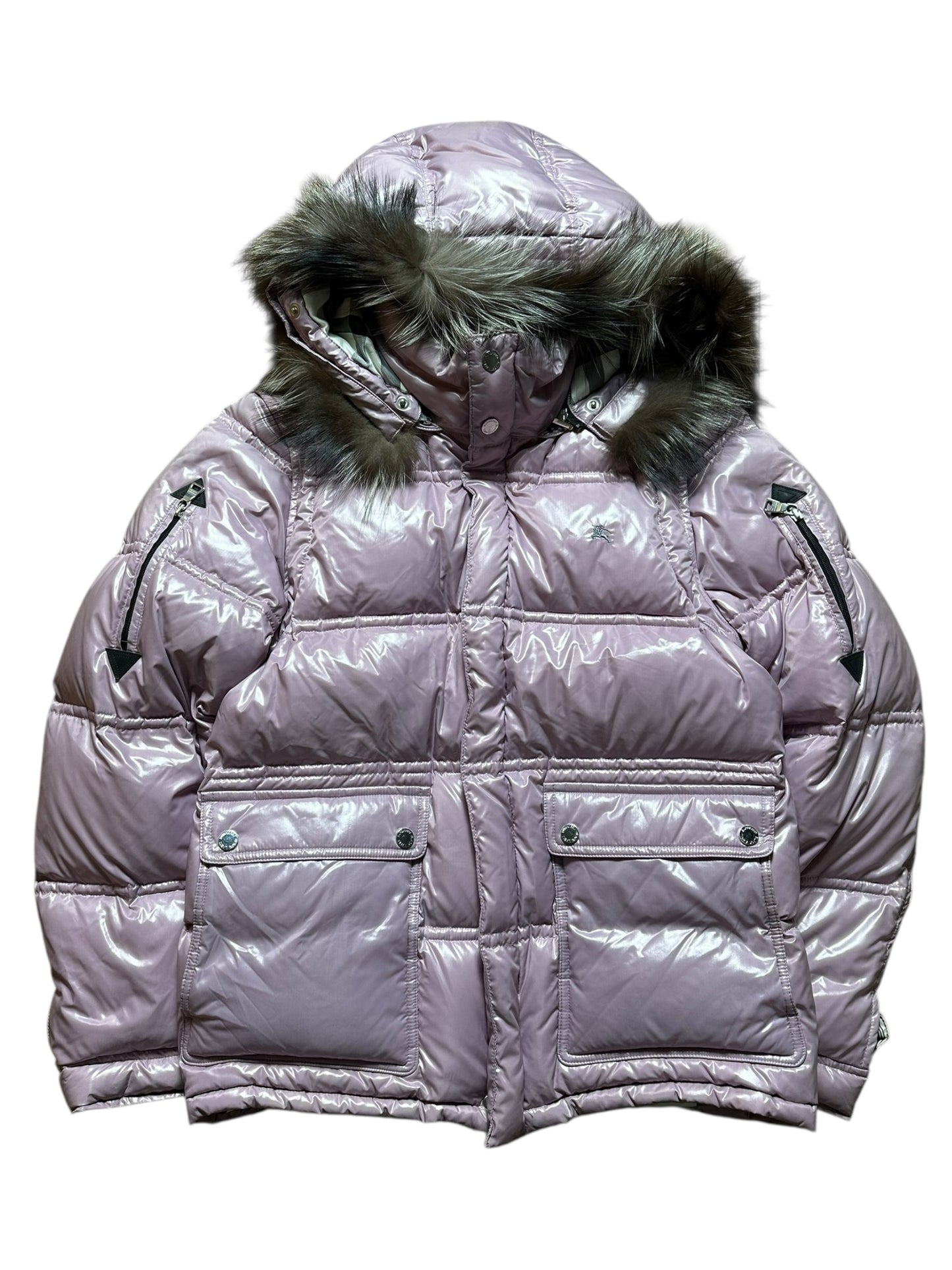 Burberry Fur Puffer Jacket (S)