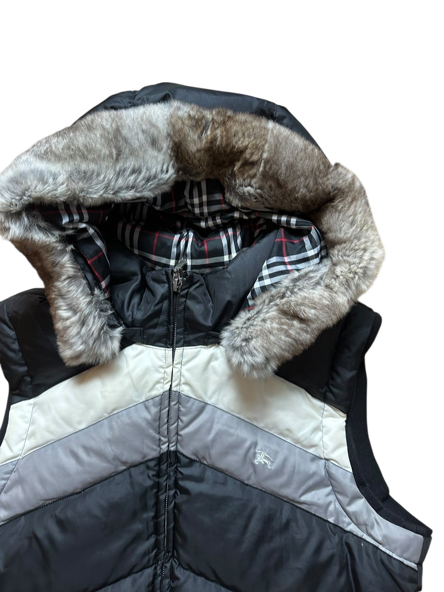 Burberry Fur Gilet (S)