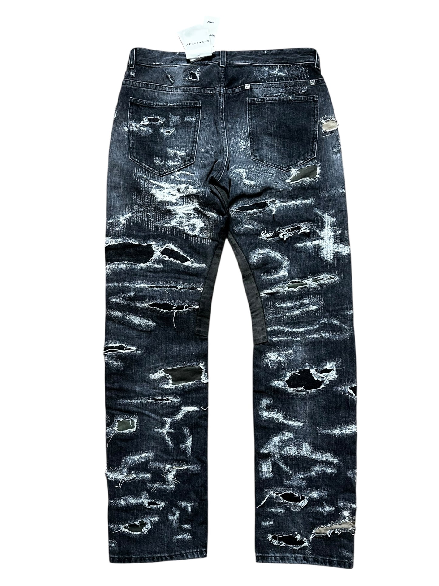 Givenchy Moleskin Boro Distressed Denim (L)