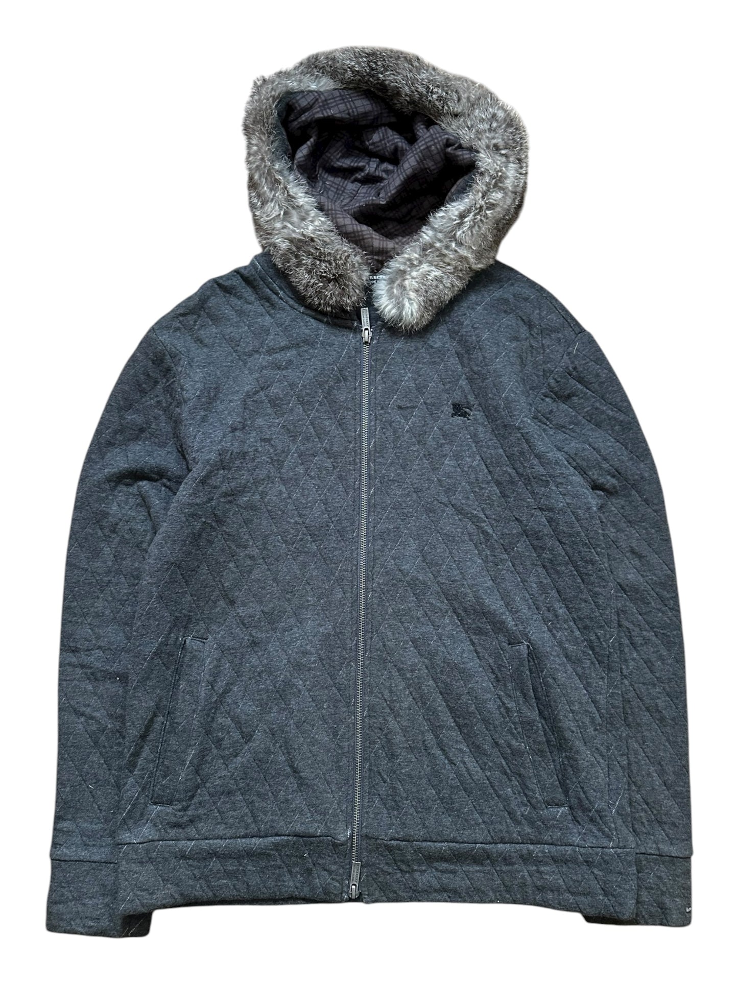 Burberry Fur Hoodie (M)