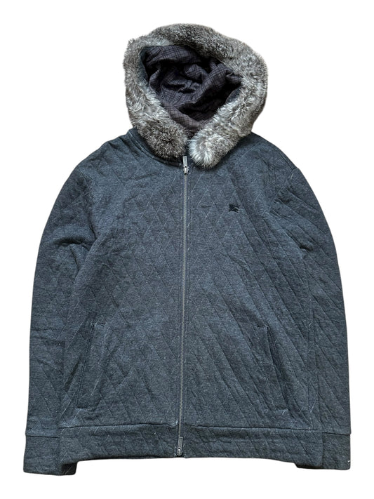 Burberry Fur Hoodie (M)