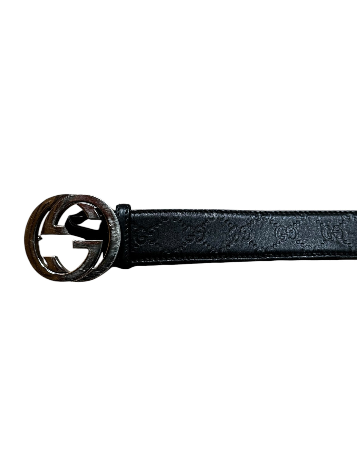 Gucci Monogram Buckle Belt