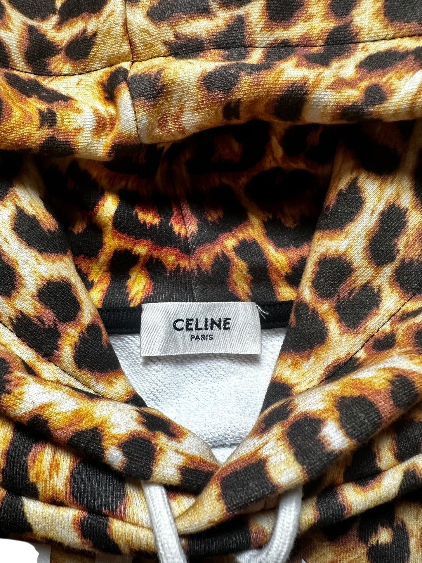 Celine Leopard Hoodie (S)
