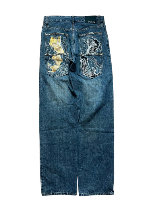 Japanese Embroided Jeans (M)