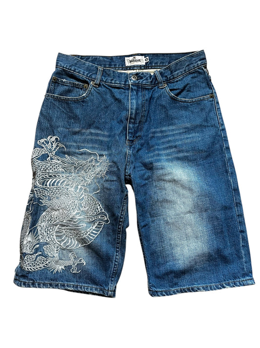 Karikuri Embroided Jorts (M)