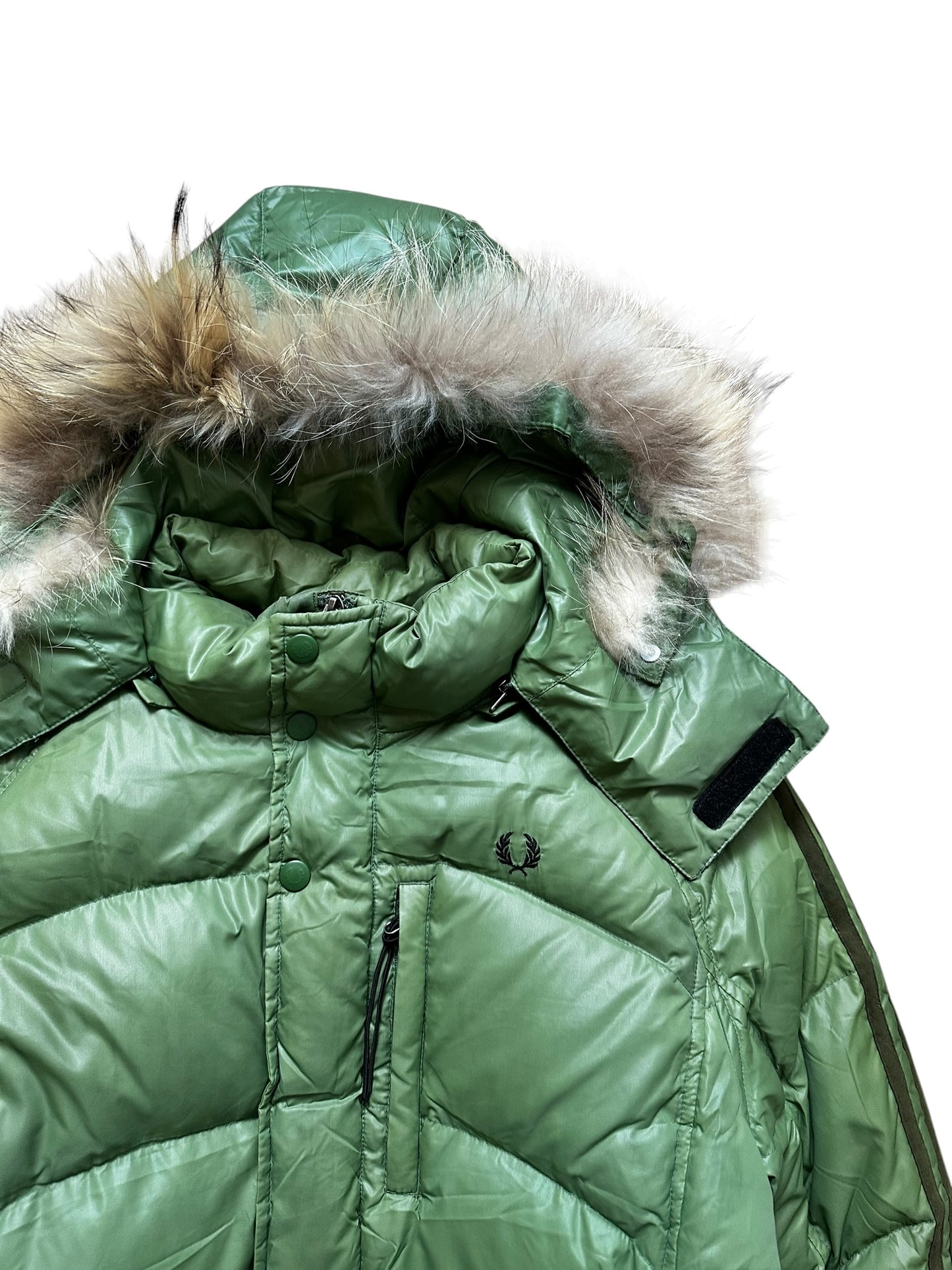 Fred Perry Fur Puffer Jacket (M)