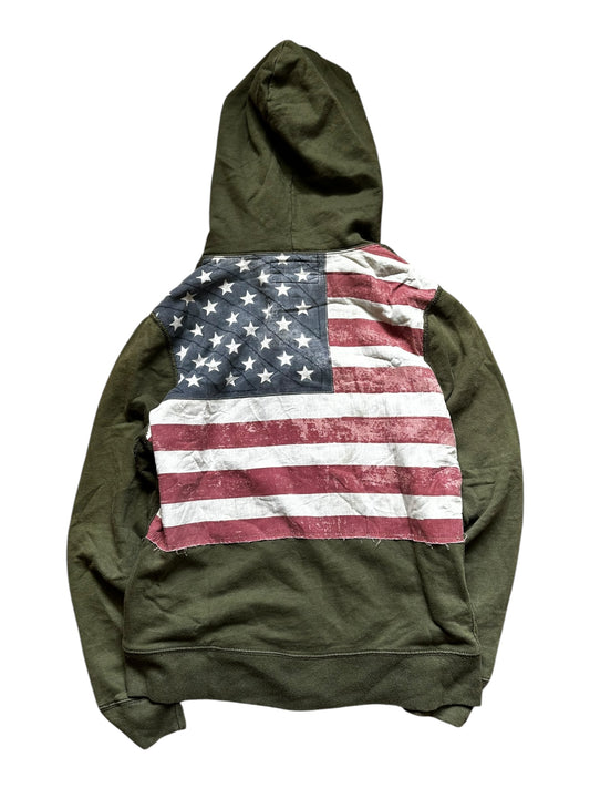 Ralph Lauren Denim And Supply Flag Hoodie (S)
