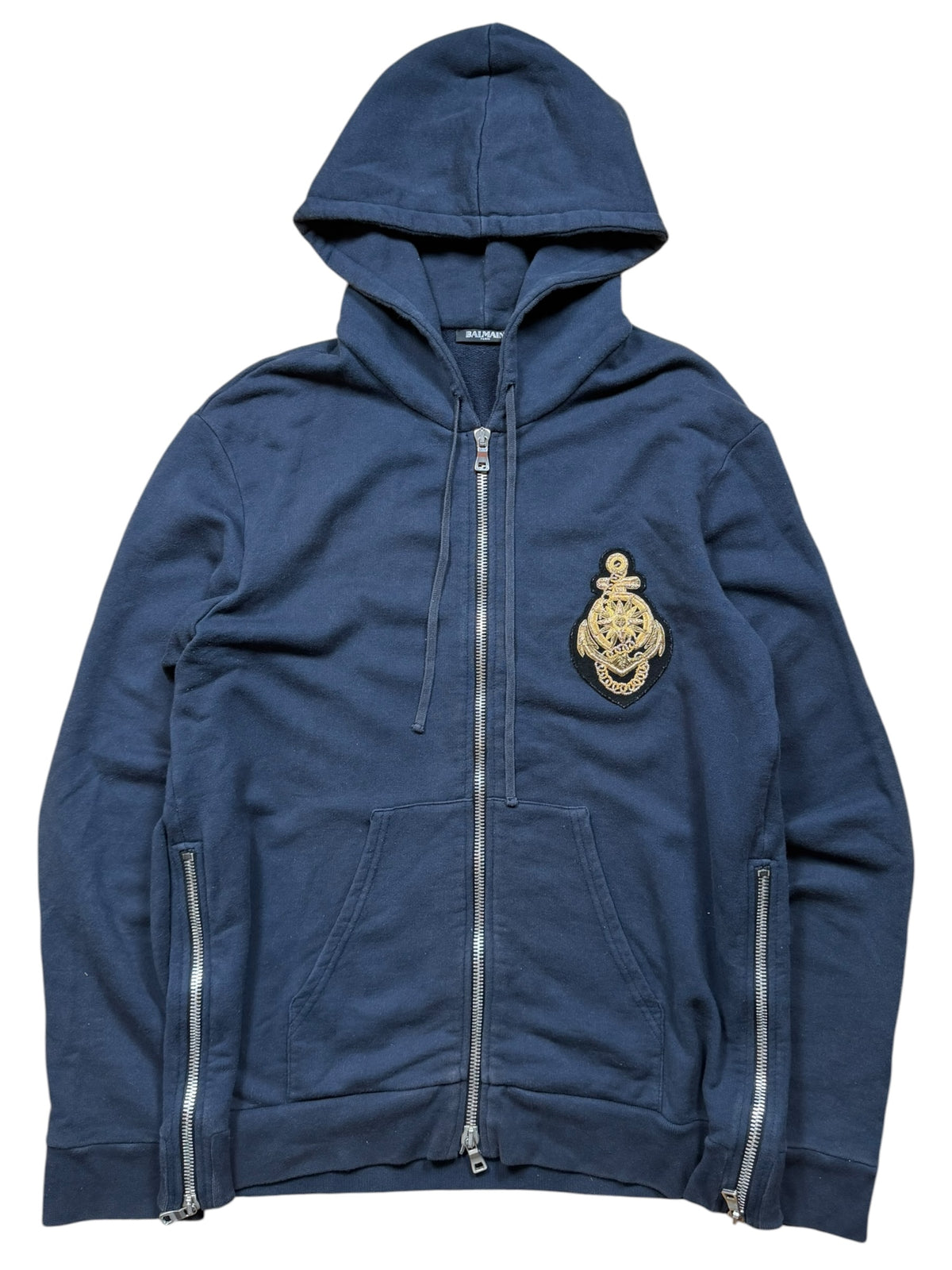 Balmain Crest Hoodie (L)