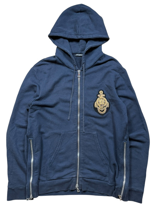 Balmain Crest Hoodie (L)