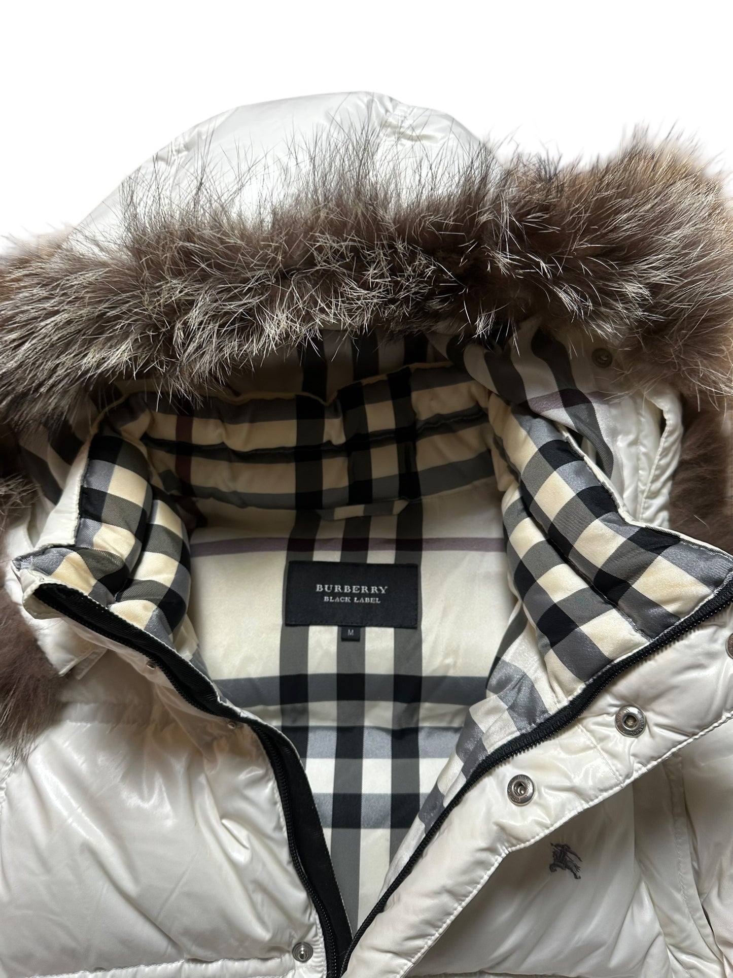 Burberry Fur Puffer Jacket (S)