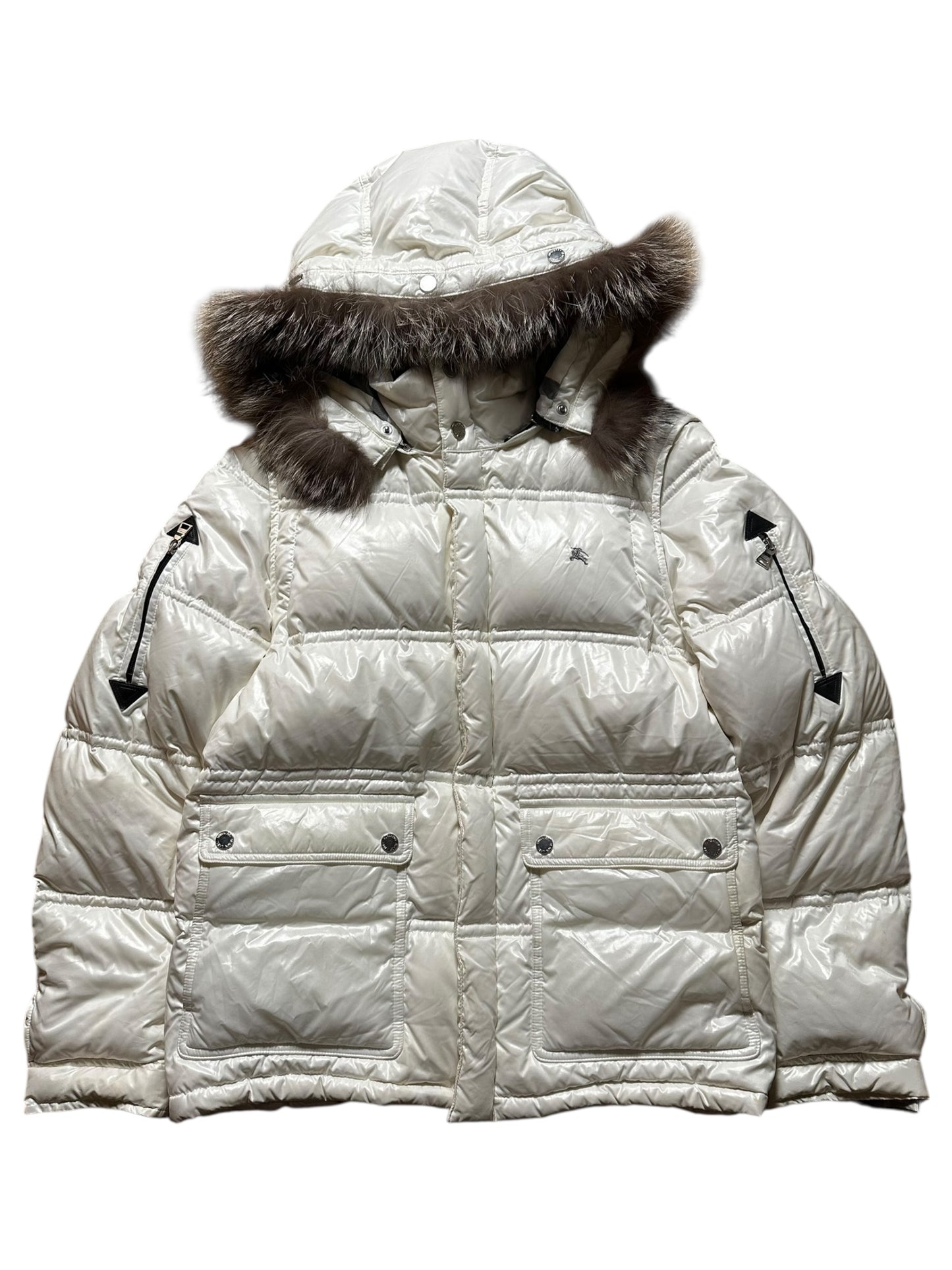 Burberry Fur Puffer Jacket (S)