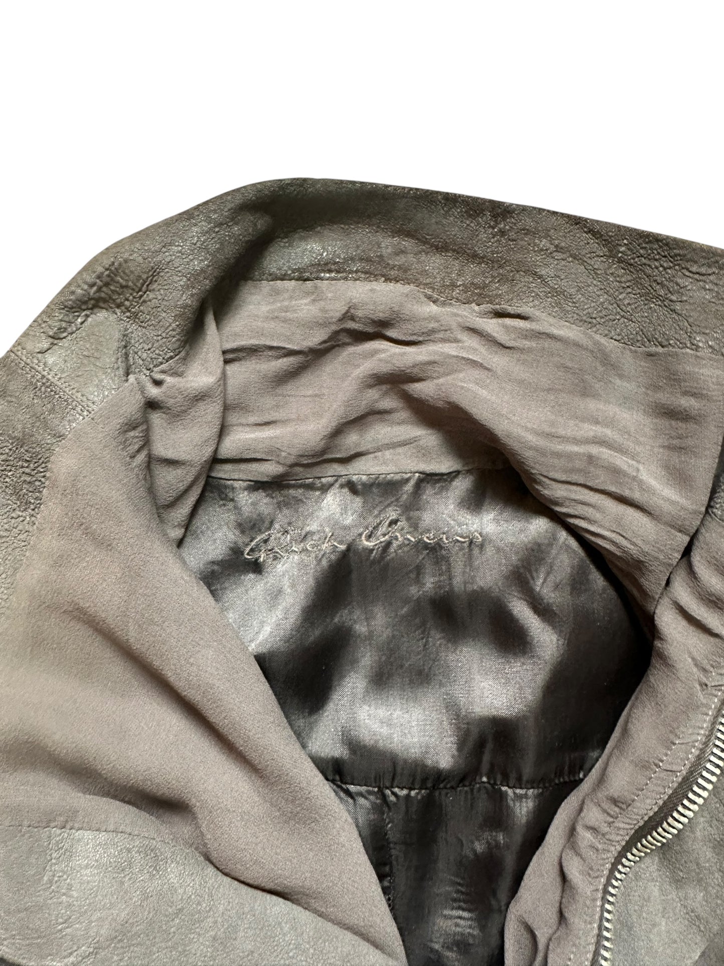 Rick Owens Lambskin Leather Jacket (S)