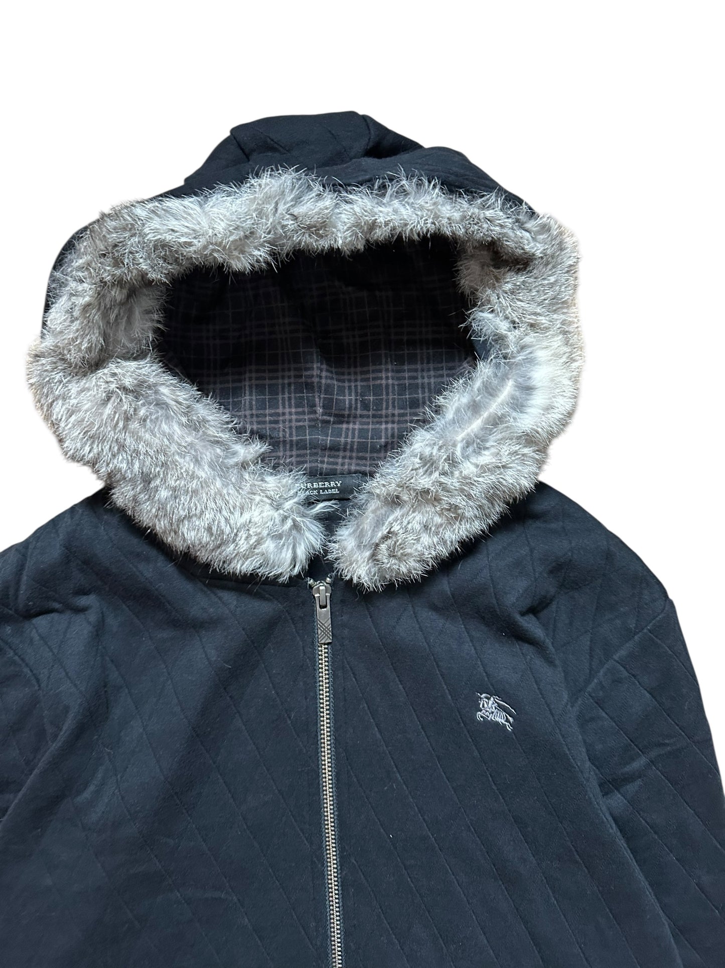 Burberry Fur Hoodie (S)