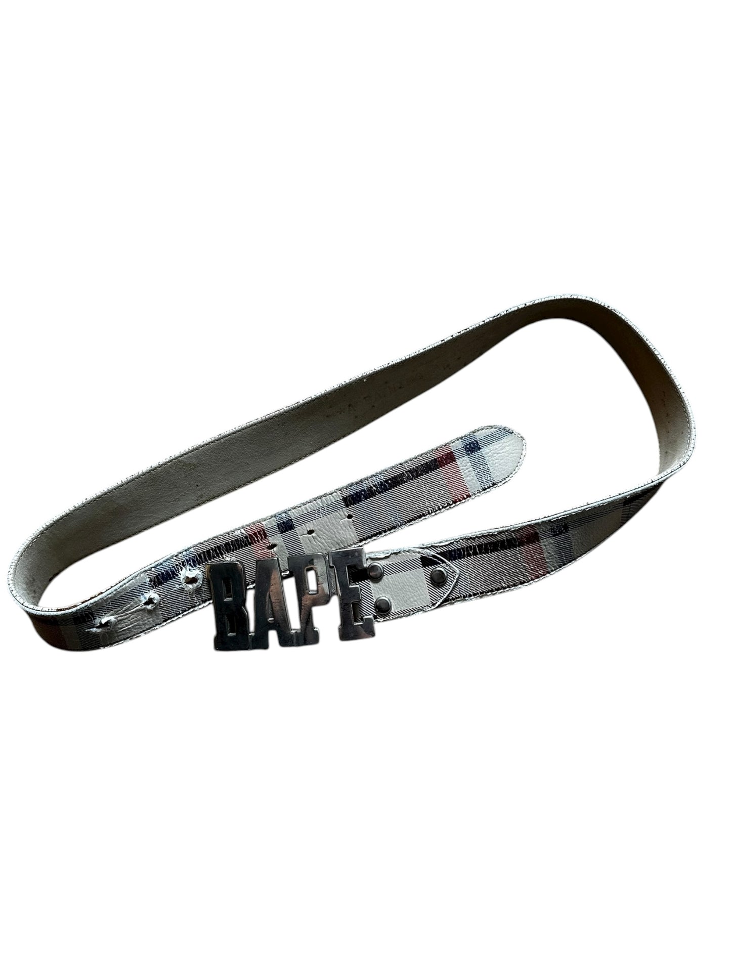 Bape Tartan Belt (M)