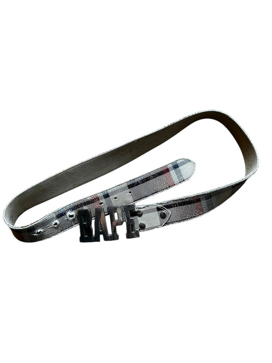 Bape Tartan Belt (M)