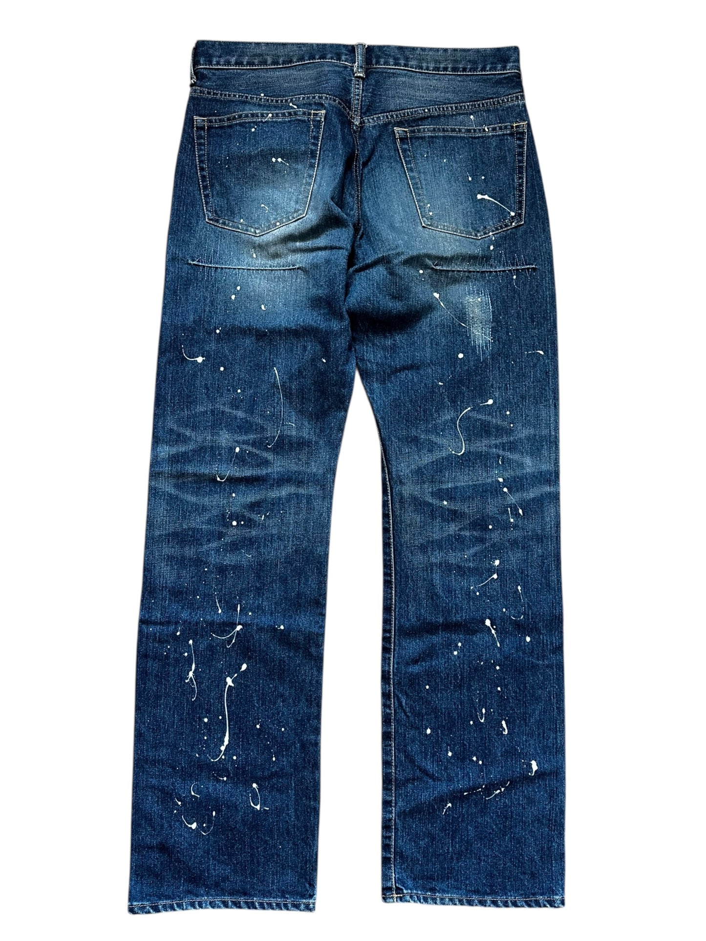 Takeo Kikuchi Paint Splatter Jeans (M)