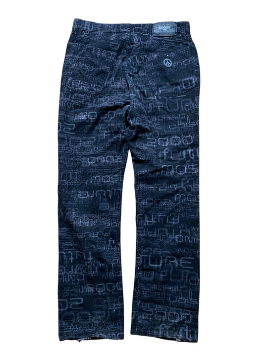 Moschino monogram jeans (M)