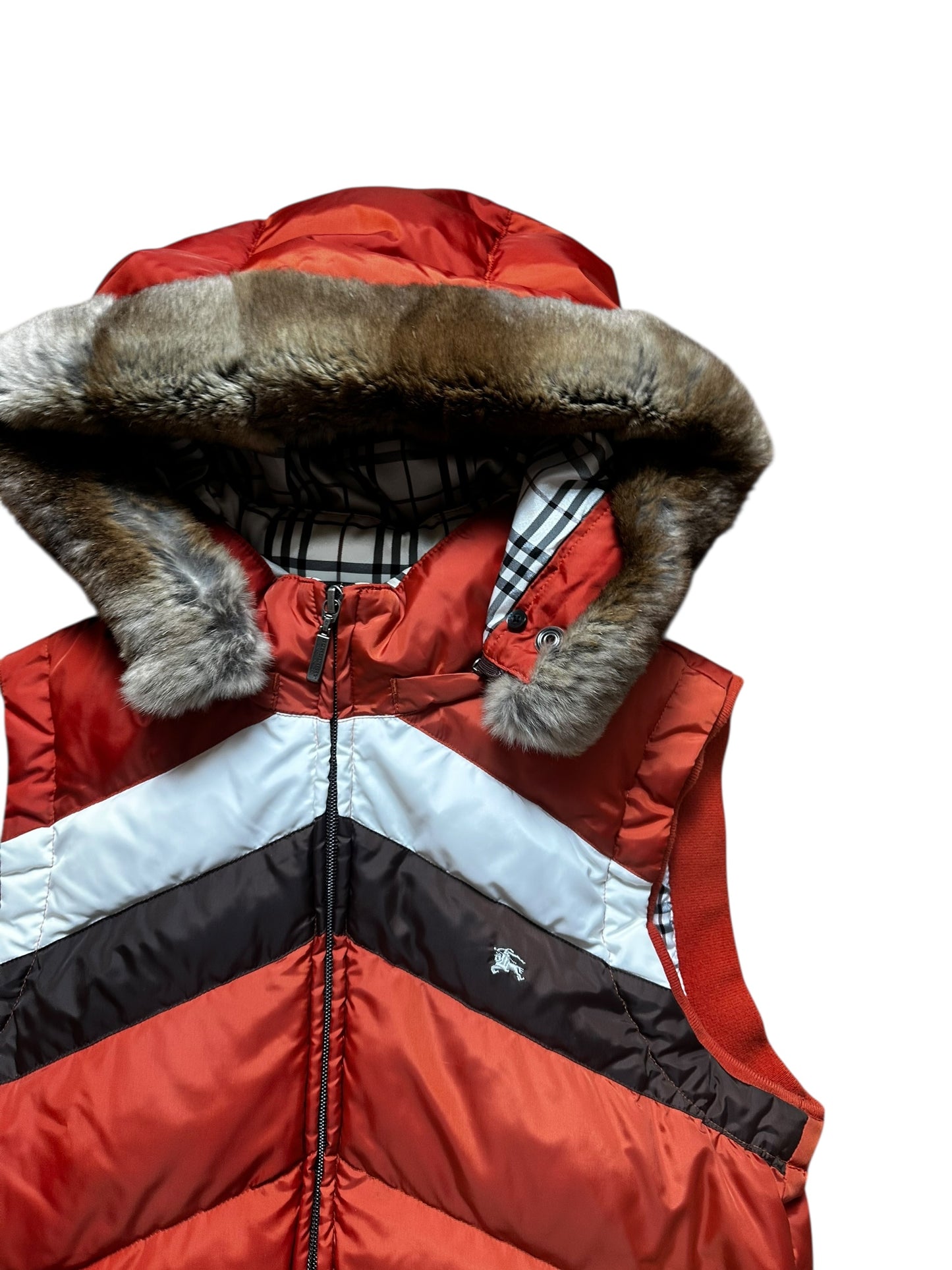 Burberry Fur Gilet (S)