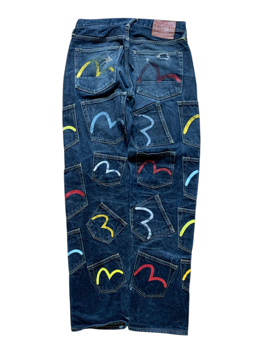 Evisu multipocket jeans (S)