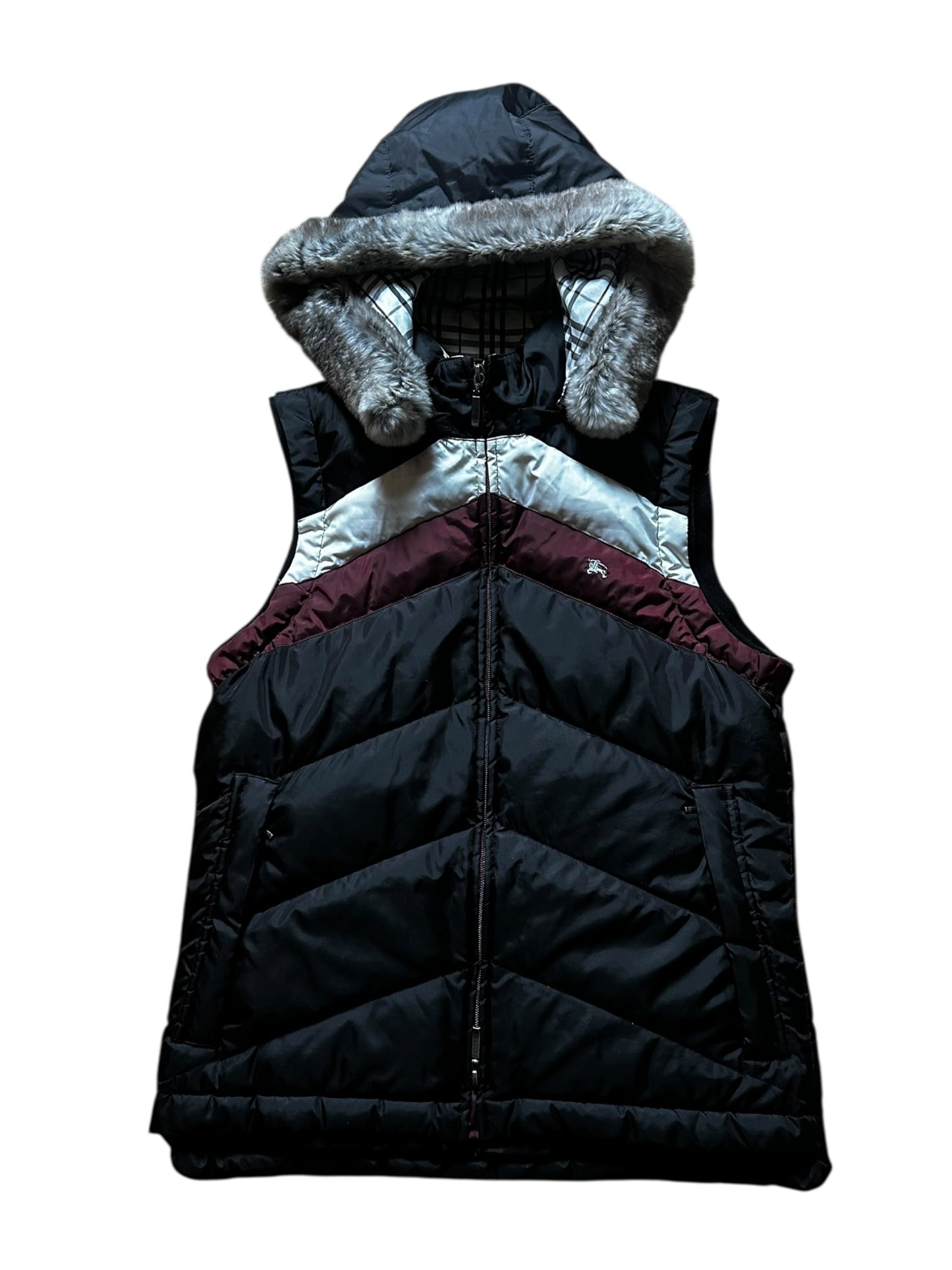 Burberry Fur Gilet (M)