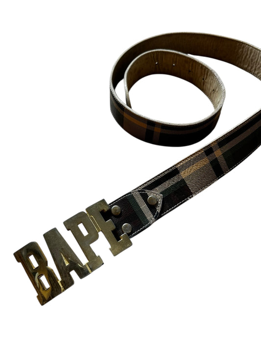 Bape Tartan Belt (L)
