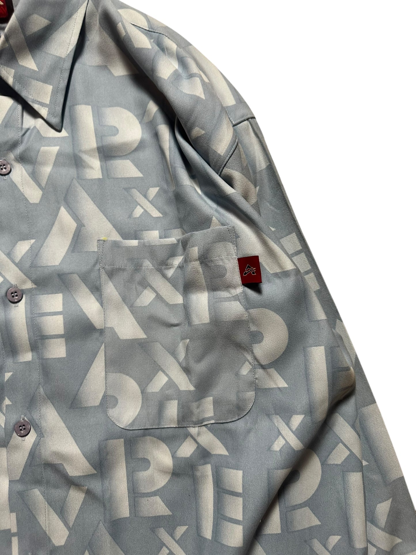 Avirex monogram button shirt (XL)