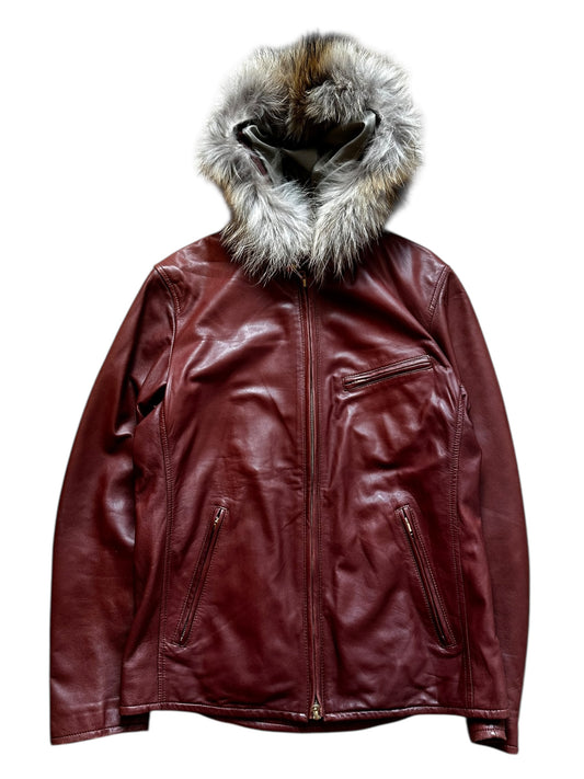 Takeo Kikuchi Fur Leather Jacket (M)