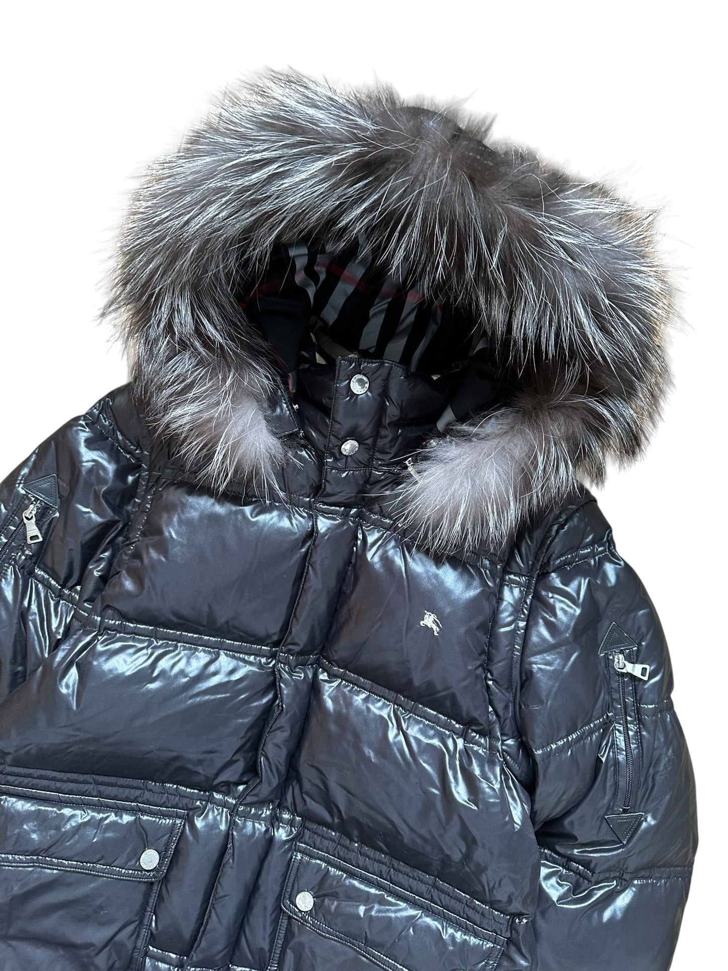 Burberry Fur Puffer (M)