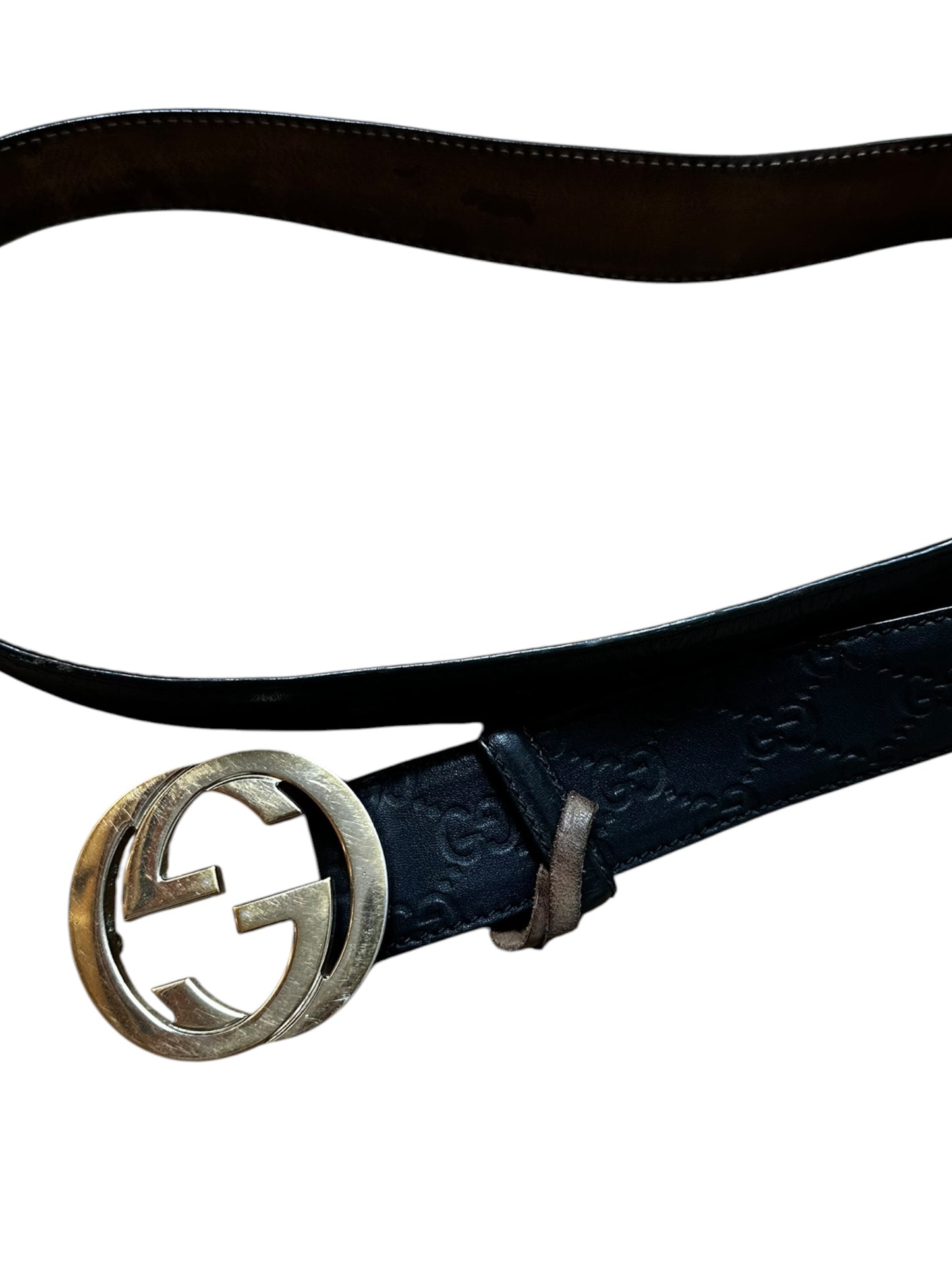 Gucci Monogram Belt (OS)