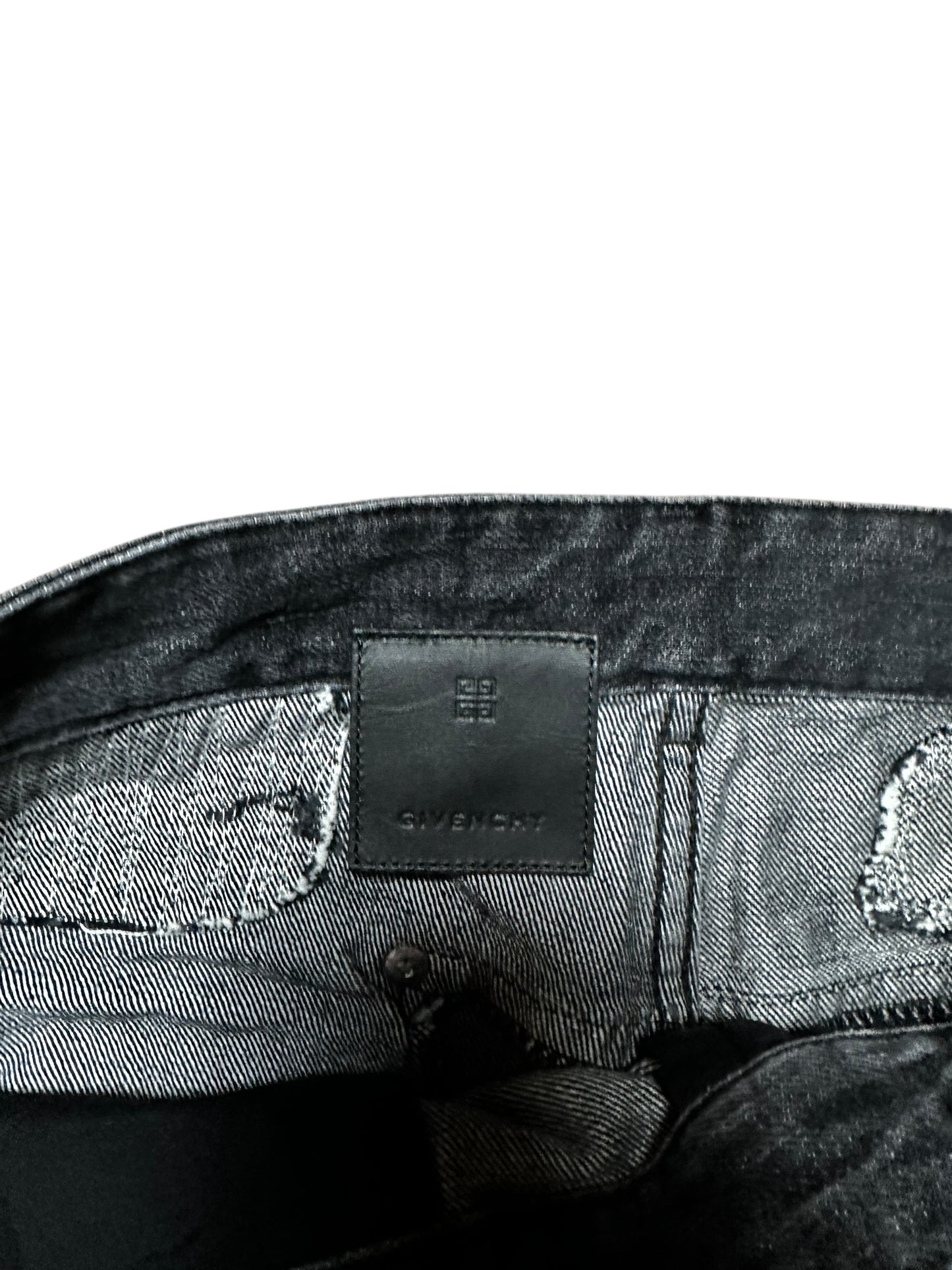 Givenchy Moleskin Boro Distressed Denim (L)