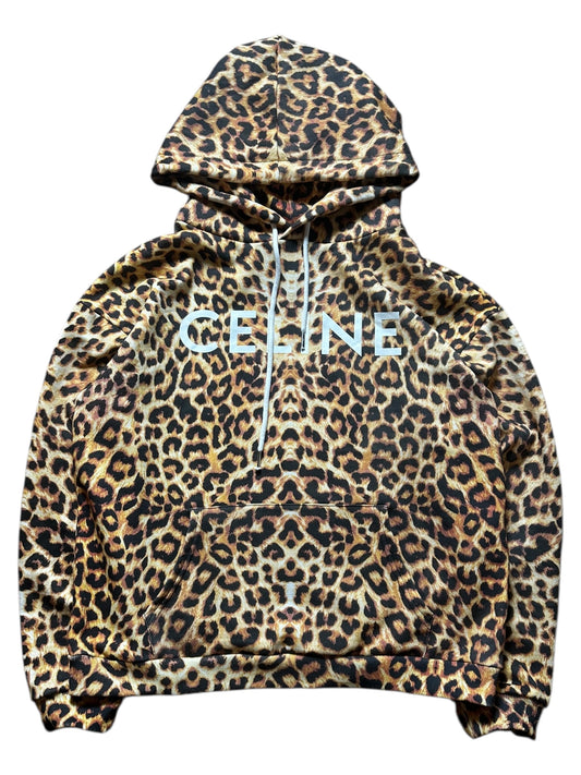 Celine Leopard Hoodie (S)