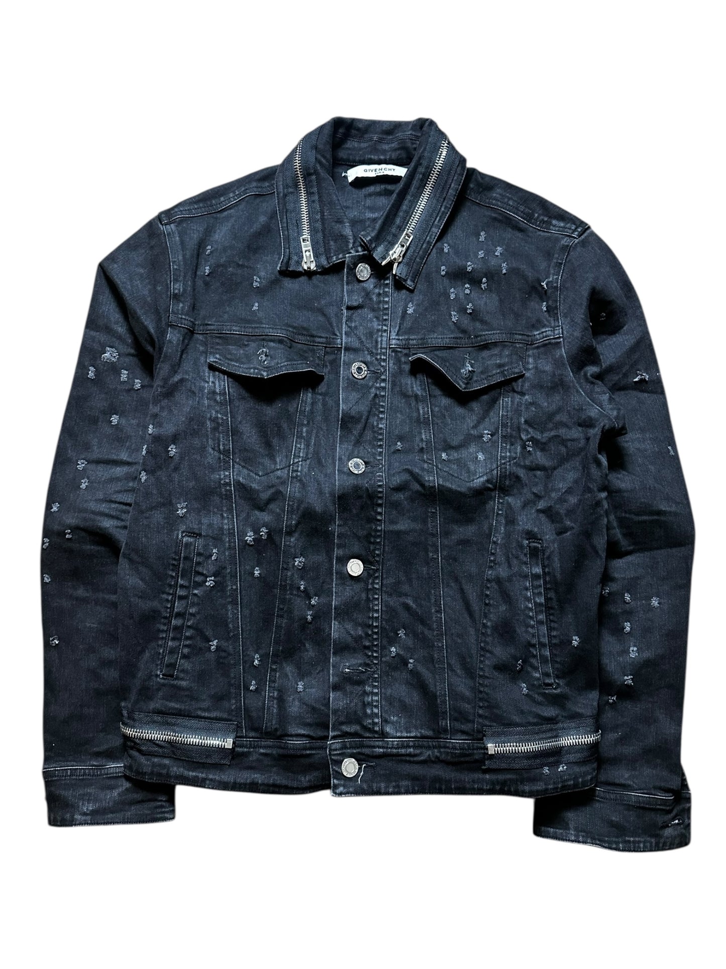Givenchy Distressed Denim Jacket (S)